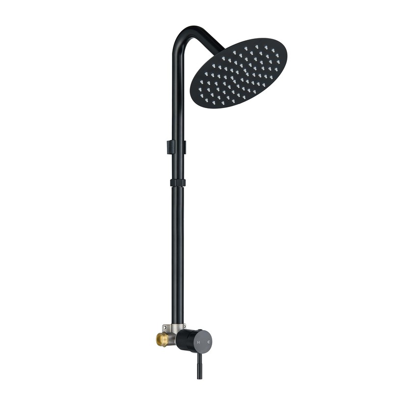 DOUBLUOEG Outdoor Shower Kit, Single Handle Outdoor Shower Fixtures with