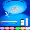 Wholede LED Ceiling Light Dimmable with Bluetooth Speaker, LED Ceiling
