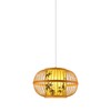 Traditional Woven Pendant Light 111V~240V Hand Woven Bamboo Pendant Light