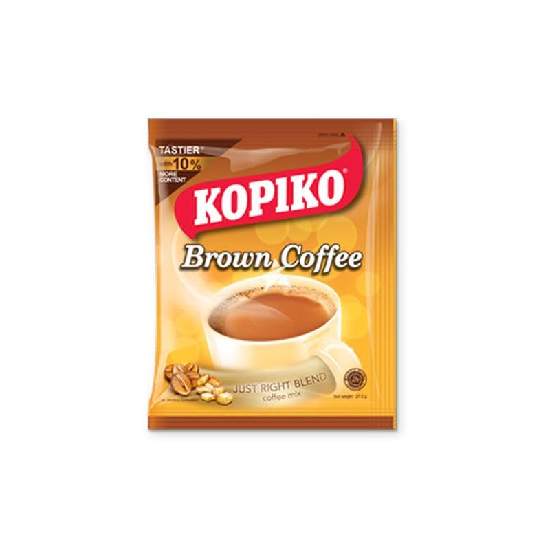 4 Kopiko 3 in 1 Brown Instant Coffee (4 pack