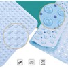 Shower Mat, Non-Slip Square Bath Mat, 48 x 48 cm,