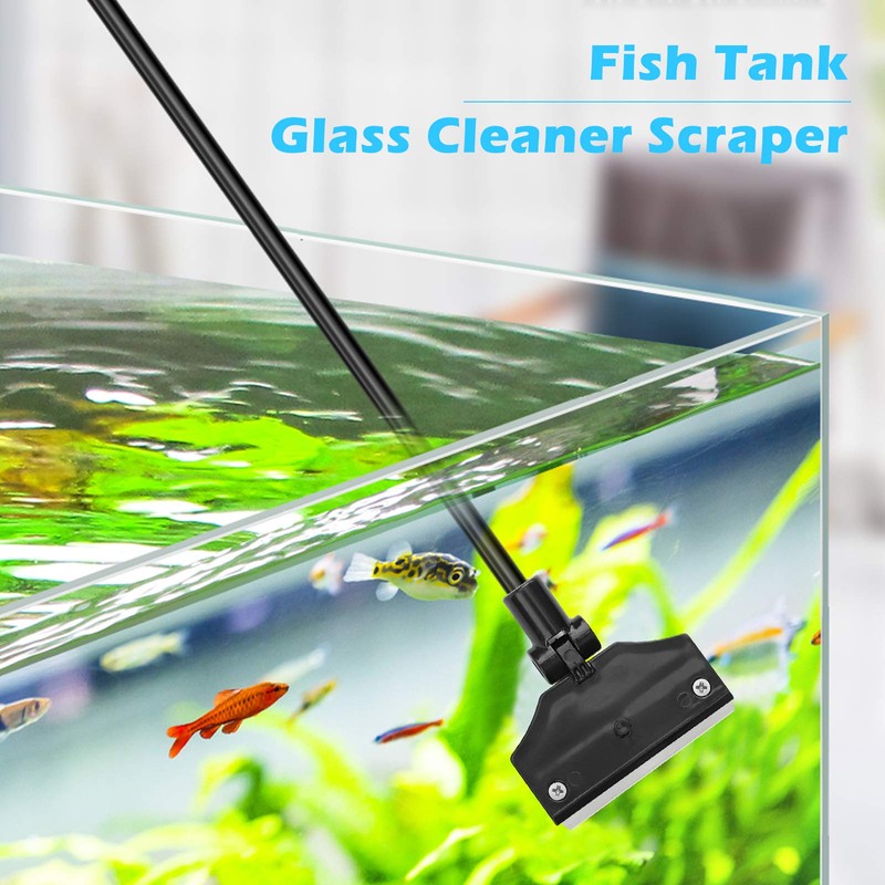 Pronetcus Aquarium Algae Scraper,Aquarium Glass Cleaner,Fish Tank Cleaner, Aquarium Scraper