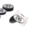 ABS Engraved 30mm x 50mm Oval Table Numbers (1-50) Pubs