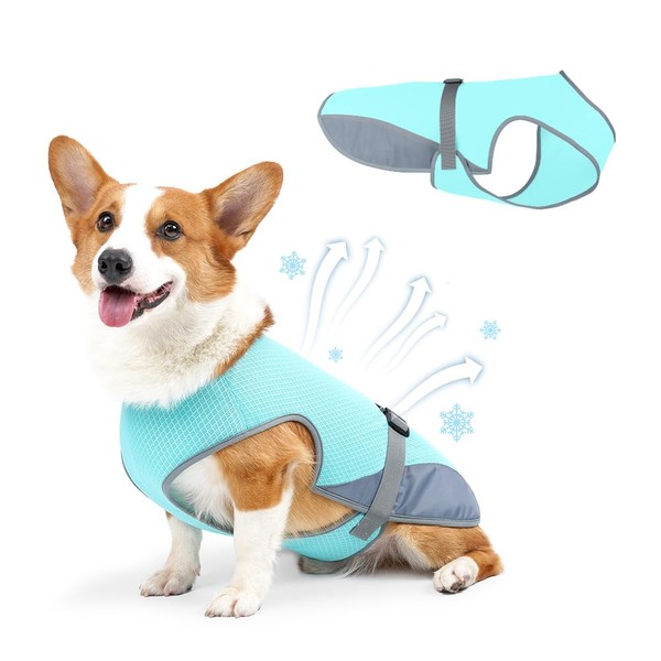 COMFPET Dog Cooling Vest for Summer, Lightweight Jacket Dog Cooling