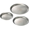 La Base DLM-9692 Yoko Arimoto Stainless Steel Plate, Small/Medium/Large, 3-piece