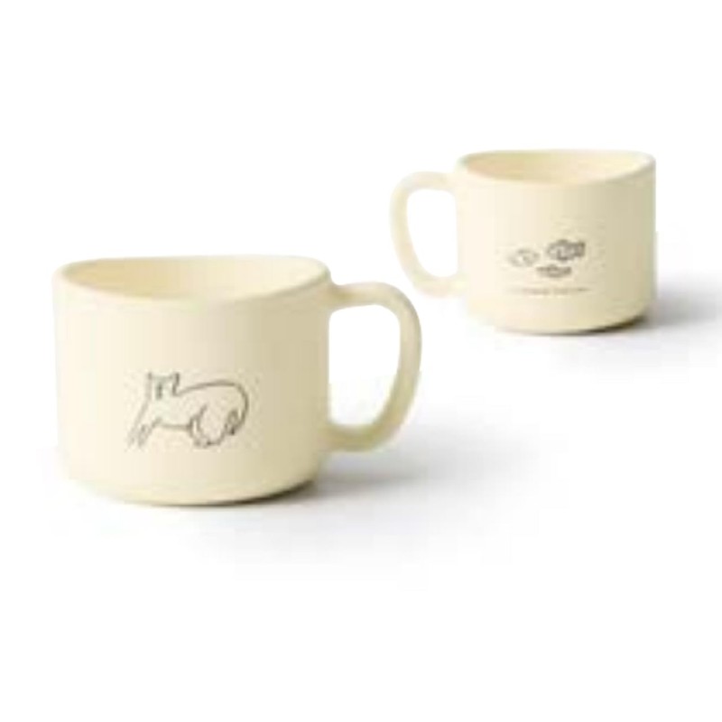 Nakajima Mogugu Cup Cat Size: Approx. φ3.0 inches (7.5 cm)