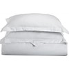 Clara Clark Duvet Cover, 1500 Thread Count,Full/Queen, White