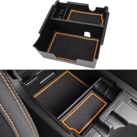 Auovo for Subaru Crosstrek Impreza Accessories Center Console Organizer Trim Box