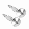 1 Pair 7/8" Round Handlebar Bar End Rear View Mirrors