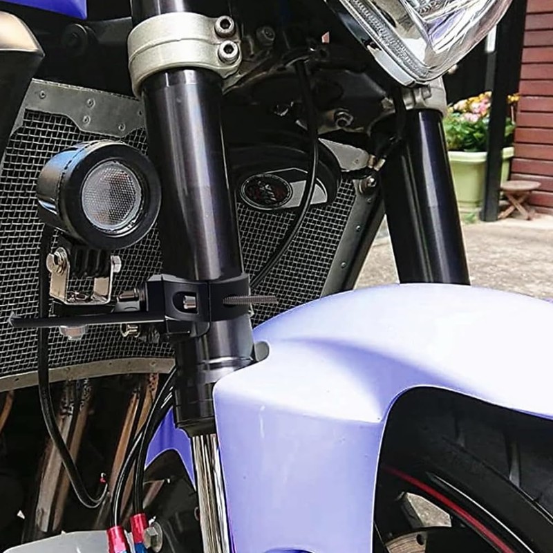 Motorcycle Headlight Stay, Work Light Bracket, Set of 2, Approx.