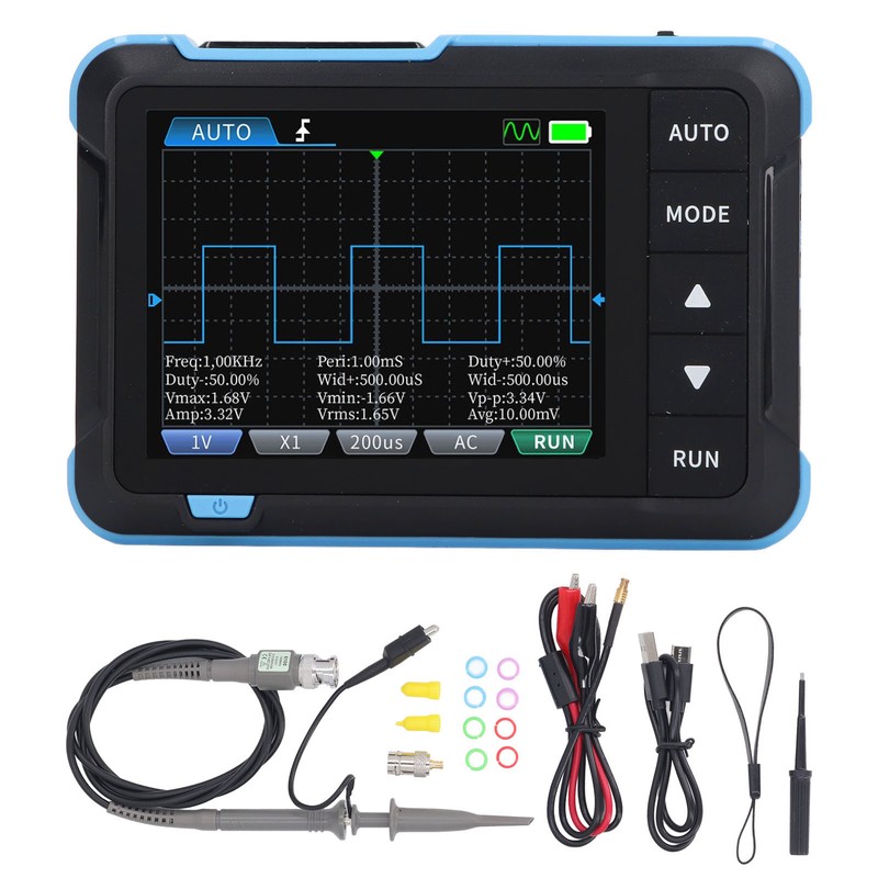 Handheld Digital Oscilloscope 2.8 Inch TFT 5.0MS/s High Sampling Rate