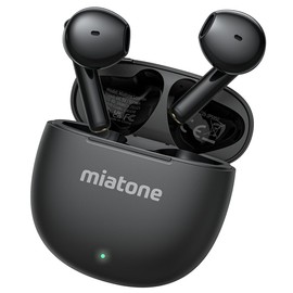 MIATONE Wireless Earphones, Bluetooth 5.3 Earphones, Ultra Lightweight, Automatic Pairing, Hands-free Calling, Waterproof, Left and Right Separated Type, Type C Rapid Charging, Smartphone Gift