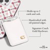 Coach Magnetic Phone Wallet / Card Holder - Compatible with