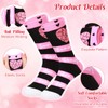 Silicherry 60 Pair Valentines Day Socks Bulk Love Heart Crew