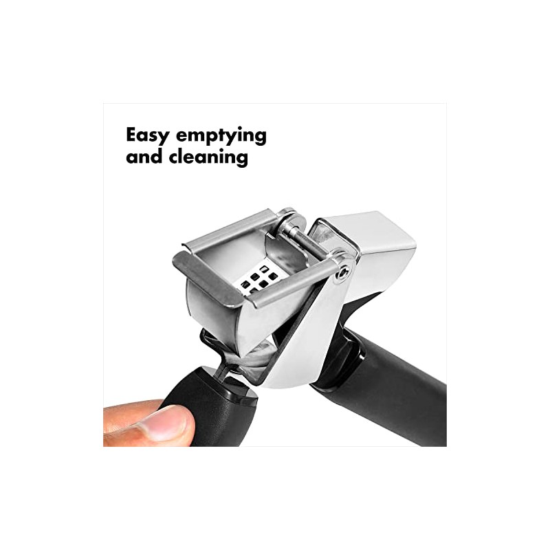 OXO Good Grips - Prensa de ajo de acero inoxidable
