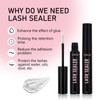 FADLASH Eyelash Sealer for Eyelash Extensions, Overnight Eyelash Sealing for