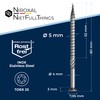 Stainless Steel Terrace Screw Torx Cutting Notch Lens Head and