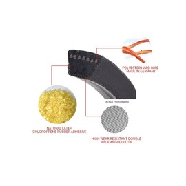 B2250 B2300 B2350 B2750 Black Rubber Triangle Belt B Type Industrial Agricultural Mechanical Transmission Belt (Size : B-2250)