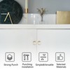 MOROBOR Round Pull Swing Ring, 6pcs Cabinet Drawer Ring Handles