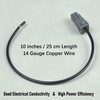 2pcs Starter Motor Solenoid Connector Pigtail Plug Harness for Hyundai