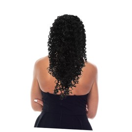 Beavorty Fashionable Water Wave Curly Wig Lace Front Synthetic Hair Bundles for Black Women Stylish Comfortable