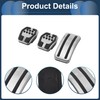 PARSLUCK 3 Pcs Manual Transmission Foot Pedal Pads Foot Accelerator