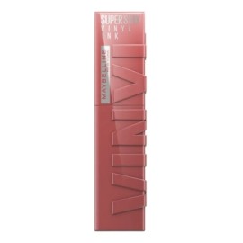 Maybelline Super Stay Vinyl Ink, Labial Líquido de Larga Duración, Efecto Vinilo y Acabado Brillante Instantáneo, Color Intenso por Hasta 16 Horas, Tono Cheeky