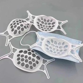 Maskbong Mask Guard Mask Inner Guard White 27ea