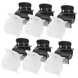 Outanaya 12 Pcs Hot Roller Clips for Hair Styling Heat Resistant Claw Clips with Thermal Protection for Healthier Curls for All Hair Types Includes and