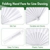 Blulu 30 Packs Clapping Fans for Line Dancing Bulk Foldable
