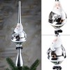 BRUBAKER Christmas Tree Topper Thick Santa - Shiny Christmas Tree