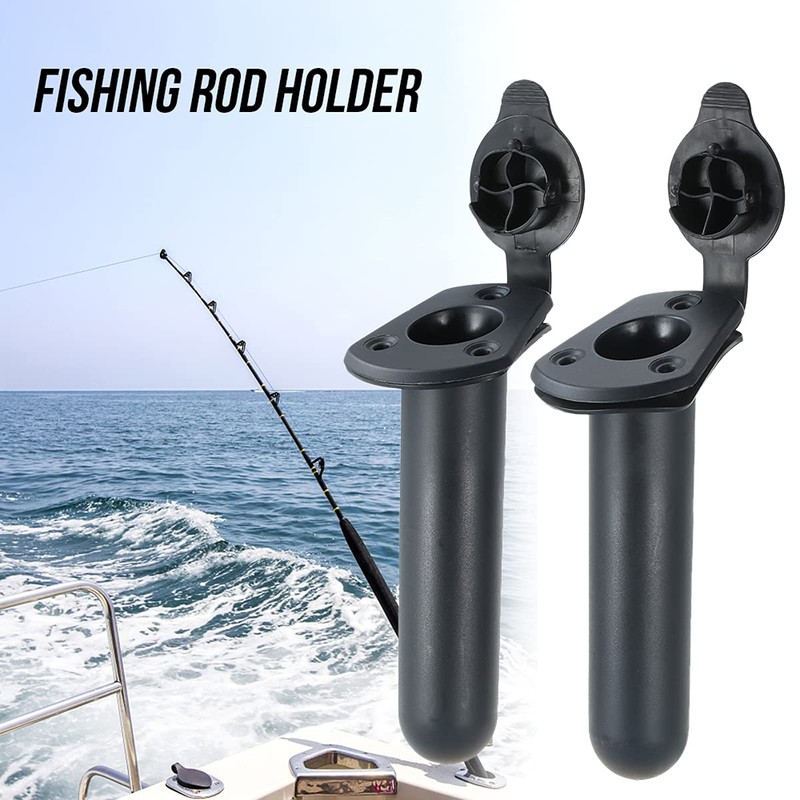 Techson Kayak Fishing Rod Holder, 2PCS Flush Mount Rod Holder