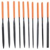 GOBEST Precision Needle File Metal Set 10 pcs 3x140x60 mm,