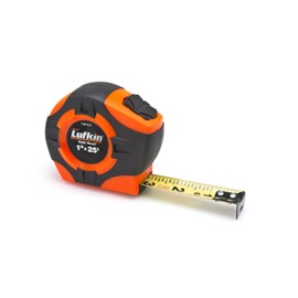 Lufkin PQR1425 Quickread Power Return Tape, 1-Inch by 25-Feet, Hi-Viz Orange