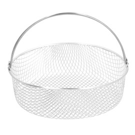 Fry Basket Stainless Steel with Handle Kitchen Fry Mesh Basket Cooking Accessory for French Fries Serving Food
