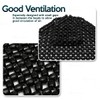 ZONETECH Wood Beaded Seat Cushion, Premium Quality, Black, Car Massaging,