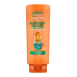 Garnier Fructis Borrador de Daño Control Grasa Acondicionador 650ml para Cabello Dañado y Raíces Grasas