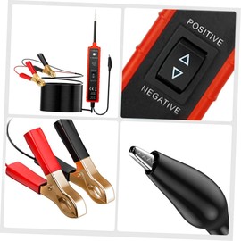 COHEALI Automobile Circuit Tester Advanced Voltage Detector Pen for Accurate Car Electrical Diagnostics Dc Systems Positive Negative Clips Quick Circuit Detection for Automotive Repairs
