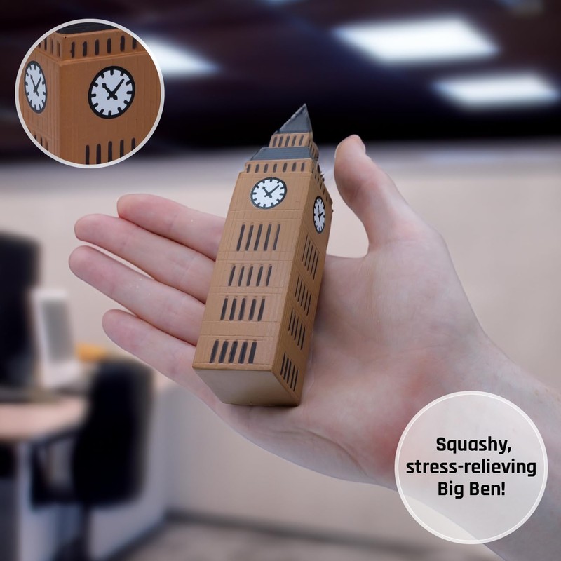 Big Ben Fidget Toy - Squishy Foam Stress Reliever -