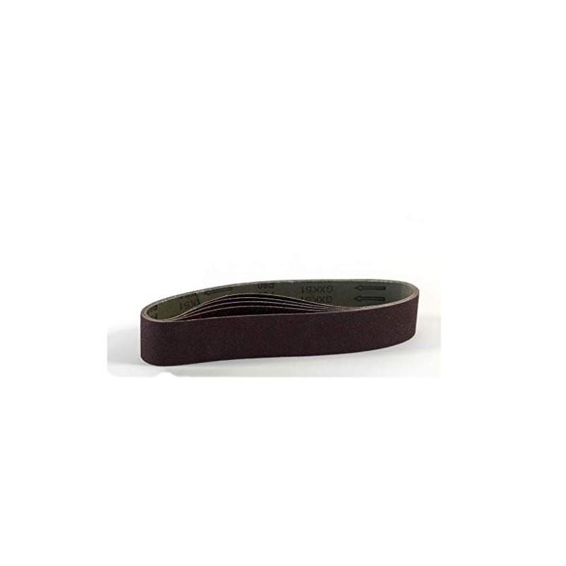 Pack of 5 Sanding Belts Grain Size P80 Parkside Lidl