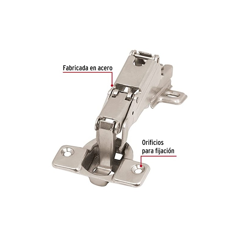 Hermex BIDI-165C, Bisagras bidimensional de 165° - 1 bolsa x