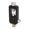 Aluminium Alloy Diving Oxygen Cylinder Refill Adapter Black Anti Rust