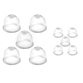 JinYu 10 Pack of Replace Primer Bulb Pump Bulbs for 188-12 188-12-1 188-14 41331212700 01201 12318140630 0057030 Carburetor Primer Bulb (19mm+22mm/10 pcs)