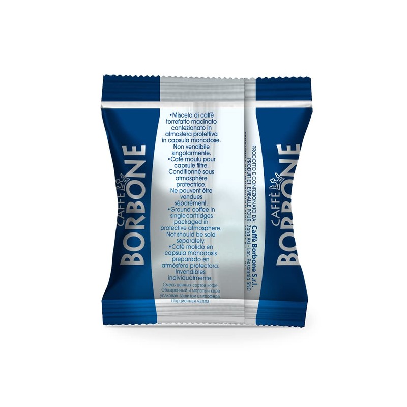 Caffè Borbone Coffee Capsules, Blue Blend, Medium Roast, 50 Count,