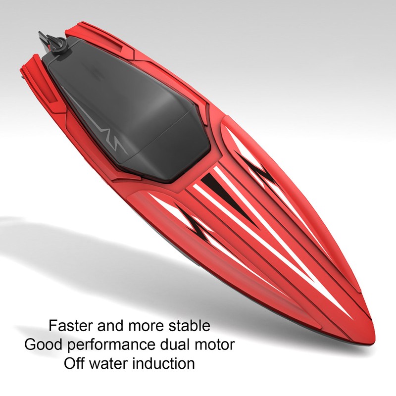 RC Boat Waterproof Off Water Induction Dual Motor Remote Control