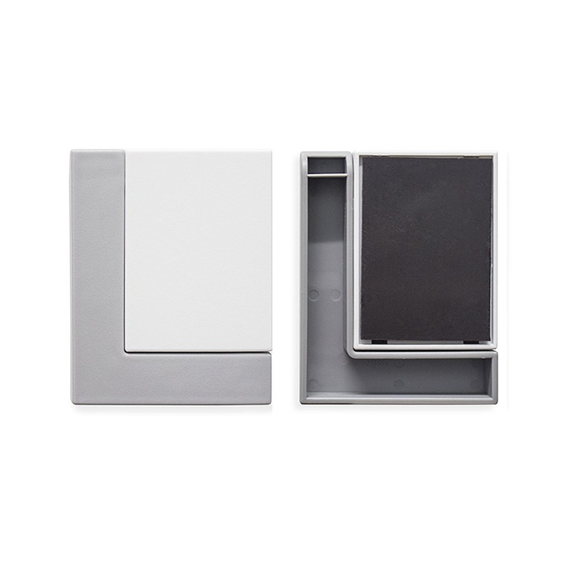 balvi Magneto Kitchen Roll Holder White / Grey Colour Magnetic