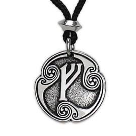 Pepi Fehu Rune Necklace for Wealth & Prosperity - Norse Viking Amulet