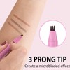 Microblading Eyebrow Pencil - Eyebrow Pencil with 3 Pointed Applicator