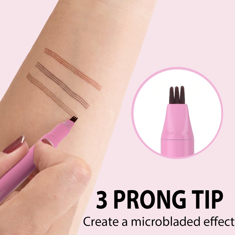 Microblading Eyebrow Pencil - Eyebrow Pencil with 3 Pointed Applicator