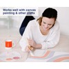 Zibra Square Paint Brush for Painting Murals, Details, Narrow Trim
